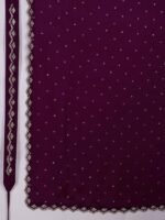 Women's Satin Georgette Siroski Work Saree with Blouse Piece - Image 3